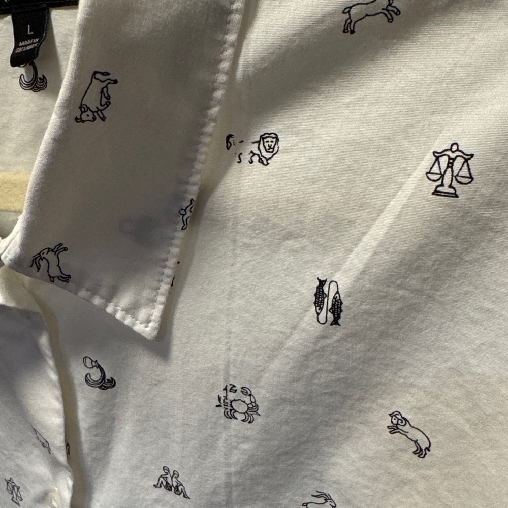 Banana Republic Women's Quinn Boy Fit Button Down Shirt Size L Very Good Con - Picture 9 of 10